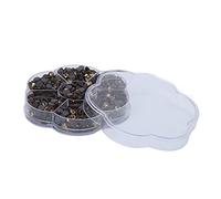 Clear Glass Rhinestones for Nails & Crafts | 1000 Pcs Flat Back Sparkling Gems for DIY Clothes/Bags/Shoes | Pure Bright Decorative Stones (JM201 crystal yellow)