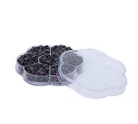 Clear Glass Rhinestones for Nails & Crafts | 1000 Pcs Flat Back Sparkling Gems for DIY Clothes/Bags/Shoes | Pure Bright Decorative Stones (JM201 deep purple)