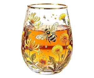 Clear GlassTea Cups | 14oz EmbossedAesthetic Mug | Transparent GlassTea Cup Combines Plant Relief Patterns And Gold Edges For An Elegant Look, Safely Stores Various Beverages Long-term, And Brings