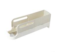 Clear Gravity Organiseur de canettes pour soda - Distributeur de boissons peu encombrant - Support de boisson en PET pour réfrigérateur, congélateur, garde-manger - Peut contenir 5 canettes standard