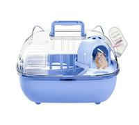 Clear Habitat Case with Water Bottle Small Animal Habitat Box | Hamster Carrier Features Clear Habitat Case With Water Bottle 10.8x8.7x7.9in Design Delivering Safe Ventilation Travel