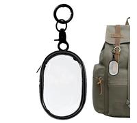 Clear Keychain Pouch - Transparent Mini Bag for Cards Small Items | PVC Material with Zipper Closure, Lightweight Design, Portable and Durable for Keys Travel Everyday Carry 3.94x2.36x1.38 in