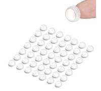 CLEAR KITCHEN CABINET DOOR BUFFER PADS Catch, Protector, Soft Close Stop Dots 8mm, 49 total by Bedrooms Plus