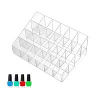 Clear Lipstick Holder Organizer - Acrylic Makeup Storage Case, Durable Lip Gloss Display Stand, Compact Tube Rack, Multipurpose Cosmetic Container | Holders For Desktop Organization Vanity
