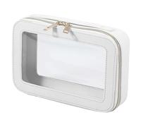 Clear Makeup Bag, Multifunctional Makeup Bag, Transparent Cosmetic Bag, Zippered Makeup Pouch, Small Toiletry Bag for Travel, Travel Makeup Organizer for Travelling, Cosmetics
