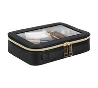 Clear Makeup Bag, Multifunctional Makeup Bag, Transparent Cosmetic Bag, Zippered Makeup Pouch, Small Toiletry Bag for Travel, Travel Makeup Organizer for Travelling, Cosmetics