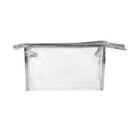 Clear Makeup Bag, Transparent Cosmetic Case, Portable Storage Organizer | Toiletry Organizer Storage Organizer for Women Men Travel Gym Toiletry Makeup Cosmetics Accessories Daily Outdoor Camping