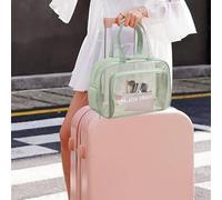 Clear Makeup Bags with Zipper,Large Waterproof Beach Bag Zippered Pouch | 36x15x25cm Multipurpose Storage Solution, Lightweight Fitness Sports Bag Travel Organizer Bags for Men Women