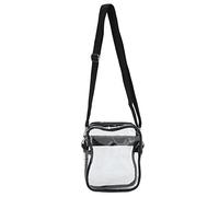 Clear Messenger Bag Stadium Stadium approuvé Transparent PVC Sac à épaule pour Le Travail Business Travel Concert Security Sécurité imperméable Conception légère Durable (S)