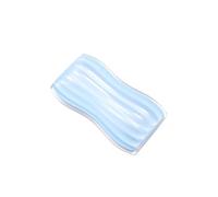 Clear Mouse Wrist Rest Transparent Ergonomic Gel Pad Non-slip Comfortable Silicone School Repose-poignet bureau(Blue-Wrist Brace)