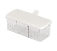 Clear Organizer Container With Divided Compartments For Salt & Sugar