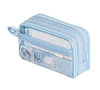Clear Pencil Pouch, Portable Zipper Pen Pouch, Lightweight Pencil Bag