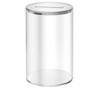 Clear Piggy Banques Durabilité Economisez des pièces de monnaie Boîte à monnaie pour les bureaux à domicile Facile à entretenir Collecte d'argent pour économiser du verre