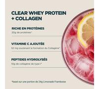Clear Protein | Whey & Collagène - 1440g - 60portions - Framboise Citronnée