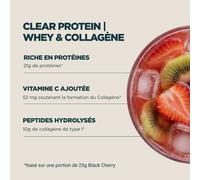 Clear Protein | Whey & Collagène - 480G - 20portions - Fraise - Kiwi