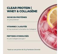 Clear Protein | Whey & Collagène - 500g - 20portions - Framboise Citronnée