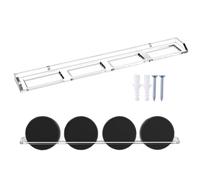 Clear Puck Case, Showcase Puck Stand, 4 Slot Acrylic Display Box Feature, Collectibles Storage Stand Accessory, Hockey Rack, Sports Wall Decor Accent for Rooms Use