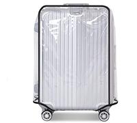 Clear PVC Suitcase Cover, Waterproof Luggage Cover DustProof Scratchproof Trolley Case Cover Suitcase Protector Cover Fits for Business Trip Travel School Daily Using(20 inches) (28'')