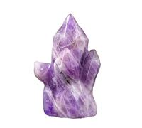 Clear Quartz, Citrine, Rose Quartz, and Amethyst Crystal Cluster Carving, 2.2 x 1.4 Inches, Approx. 5.7 x 3.5 CM - Raw Stone Polished Decorative Crystal