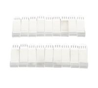 Clear Record Shelf Wall Mount, 18 Pcs Self Adhesive Acrylic Album Holder, No Drill Storage Shelves for Album Covers Display, Transparent Modern Home Decor for Music Collectors