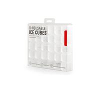 CLEAR REUSABLE ICE CUBES S/30 G