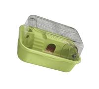 Clear Rodents Habitat Detachable Pet Cage with Running Wheel and Enrichment Climbing Structure for Small Animal Detachable Hamster Cage for Easy Cleaning