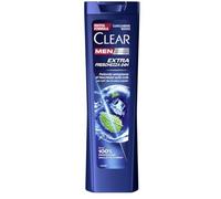 Clear Shampooing Extra Fraîcheur 24 Heures, Anti-pelliculaire à la Niacinamide et au Menthol, Apporte une sensation de fraîcheur, Shampooing pour Homme, 225 ml