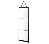Clear Shatterproof Glass With Handle | Travel Full Length Mirror Tri Fold | Full Length Mirror Dorm For Bathroom, College, Office, Gym, Fitting, Dancer, Camping, Makeup, Backstage, Home,