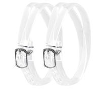 Clear Shoe Straps For Heels - TPU 60.5x0.7cm | Invisible High Heel Retainer Bands, Transparent Adjustable Shoe Straps | Comfortable Anti Slip Footwear Support For Classic Pointed Toe Dance Events