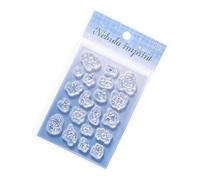 Clear Silicone Planner Stamps - Cute Decor Stamp Set With Acrylic Handle, Reading Journal Craft Supplies | For Notebooks Cards Albums Envelopes Letters School Projects Use, Journal Stamps, Craft Scrap