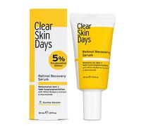 Clear Skin Days Sérum de récupération de rétinol 5% - Avec niacinamide - Traite les cicatrices, l'hyperpigmentation, les ridules et les rides - Illumine la peau et augmente le renouvellement