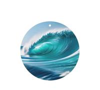 Clear Sky Wave Lot de 10/24 désodorisants ronds à suspendre pour intérieur de voiture Parfum lavande