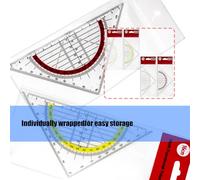 Clear Square 180 Degrés Géométrie Des Rapports Géométrie Rédaction Angles Mesurant L'outil Pour Le Dessin Architectural Pour Les Architectes