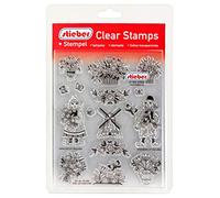 Clear Stamps Lot de tampons transparents (veuillez sélectionner le motif/thème souhaité ci-dessous) (Groetjes uit Holland - Souvenirs of Holland)
