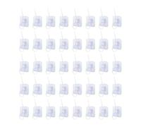 Clear Sticky Hangers - Adhesive Towel Hooks for Closet | 40 Pieces No Drill Small Design, Window Decorations Ornaments, Laundry Locker Room Cottage Cabin House Nursery Yard