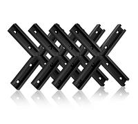 Clear Style Lot de 4 rails en T universels pour le travail du bois avec trous de montage pré-percés