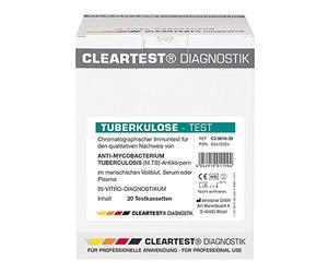 Clear Test 3464415 la tuberculose Test (Lot de 5)