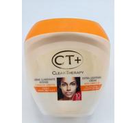 Clear Therapy Crème Éclaircissante à l'Huile de Carotte 400ml, Soin Premium Unifiant Teint, Hydratation Intense, Sans Parfum