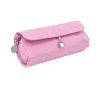 Clear Toiletry Bag, Wet Dry Separation PVC Makeup Cosmetic Bag, Waterproof Cosmetic Pouch | Makeup Brush Storage Bags For Vacations Daily Office School Dorm Studio Party Eventss, rose,