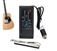 Clear Tone Guitar Pickup, Folk Acoustic Pickup System, 3.74x1.65 inch Pickups with Mounting Kit, Electro Acoustic Sound Amplifier, Precision Volume Control Device, Acoustics Guitar Upgrade Set