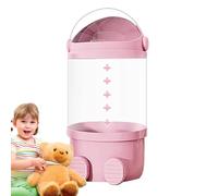 Clear Tube Plush Organizer and Stuffed Animal Storage, Holder Tower for Kids' Rooms, Playroom and Nursery Organization, Space-Saving Toy Storage Solution for Stuffed Toys