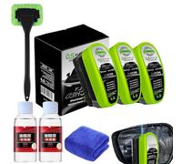 Clear Vision Gl170 Pro Lot de 3 nettoyants pour vitres de voiture, nettoyant pour vitres de voiture, brosse de nettoyage pour vitres de voiture