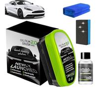 Clear Vision Glass Cleaner, 2.0 Upgrade Clear Vision Windshield Cleaner, Automotive Oil Film Cleaning Brush, Oil Film Cleaning Brush for Car Window, Improves Clarity and Visibility (1PC)