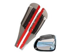 Clear Vision Shield, Waterproof PVC Mirror Guard, 7.2x2.3 Inches Cover with Adhesive Tape, Flexible Protector, Car Rain with Aerodynamic Build, Safety Device for Truck