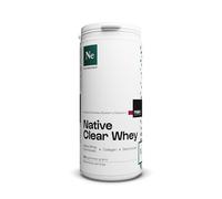 Clear whey 100% Native - 500 gr - Myrtille Framboise - Whey Hydrolysée Native + Collagène bovin breveté Peptan + Électrolytes - Sport et Santé - Nutrielement | By Nutrimuscle