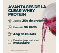 Clear Whey Isolate - 500g - 20portions - Fraise