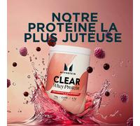 Clear Whey Isolate - 500g - 20portions - Groseille et Framboise