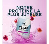 Clear Whey Isolate - 500g - 20portions - Raisin Rouge