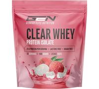 Clear Whey Isolate Proteinshake - Boisson protéinée fruitée et rafraîchissante - Isolat de protéines de lactosérum de haute qualité (900 g, litchi)