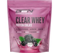 Clear Whey Isolate Proteinshake - Boisson protéinée fruitée et rafraîchissante - Isolat de protéines de lactosérum de haute qualité (900 g, mûre)